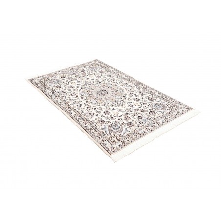 Tappeto Nain 9La Persia bianco grigio 104x153