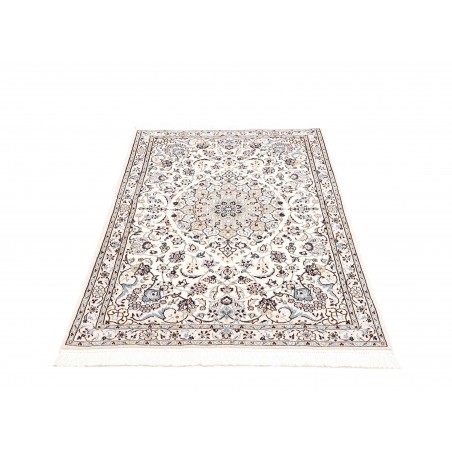 Tappeto Nain 9La Persia bianco grigio 104x153