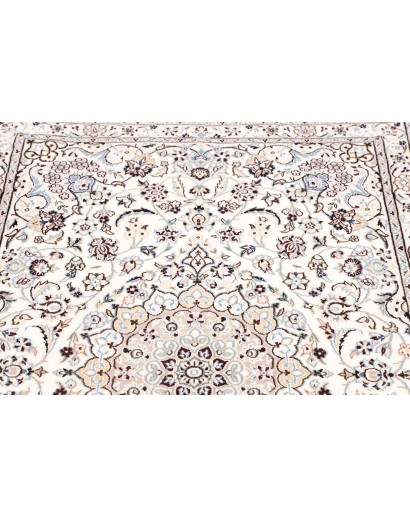 Tappeto Nain 9La Persia bianco grigio 104x153