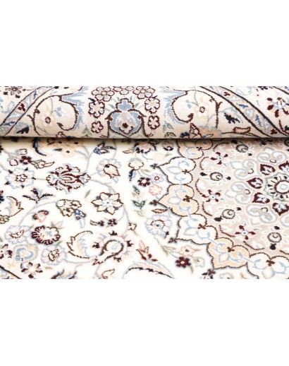 Tappeto Nain 9La Persia bianco grigio 104x153