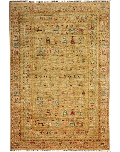 Tappeto Rubin Pakistan arancione marrone 167x244