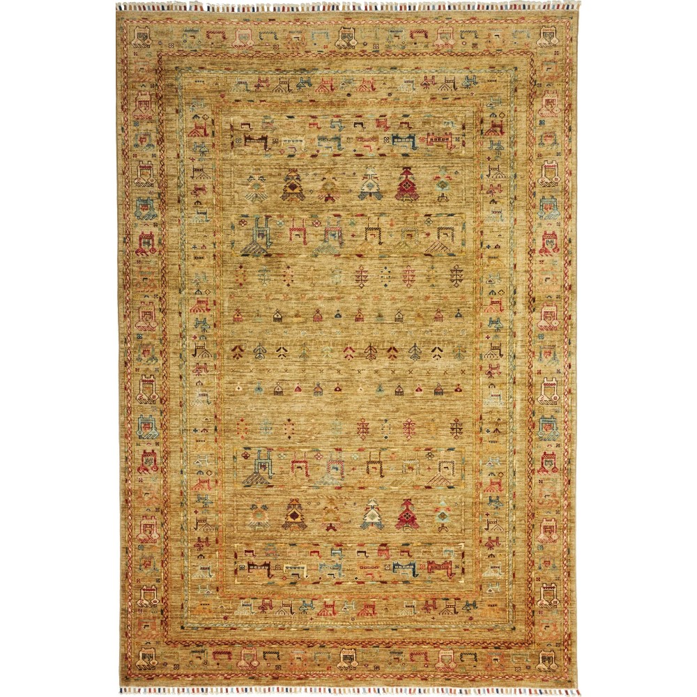 Tappeto Rubin Pakistan arancione marrone 167x244 Tappeto Rubin Pakistan arancione marrone 167x244