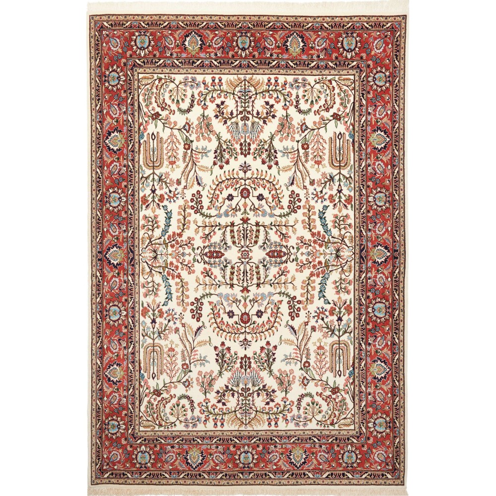 Tappeto Ilaam Persia giallo bianco 142x210 Tappeto Ilaam Persia giallo bianco 142x210