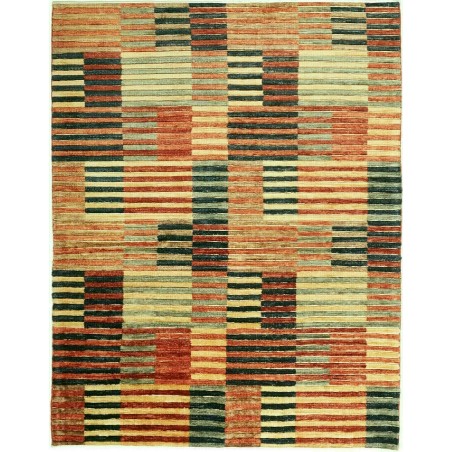 Tappeto Barjesta Pakistan arancione giallo 152x193