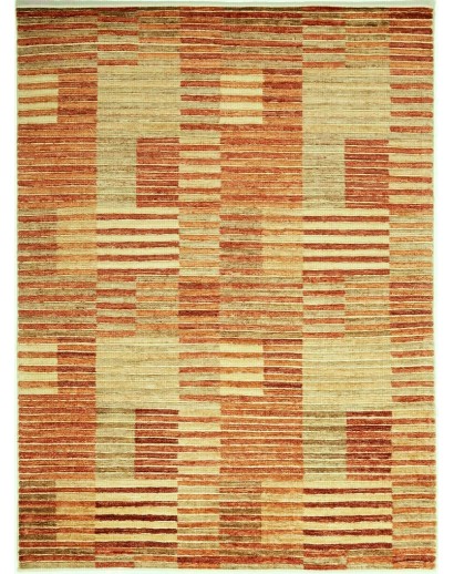 Tappeto Barjesta Pakistan arancione beige 153x203