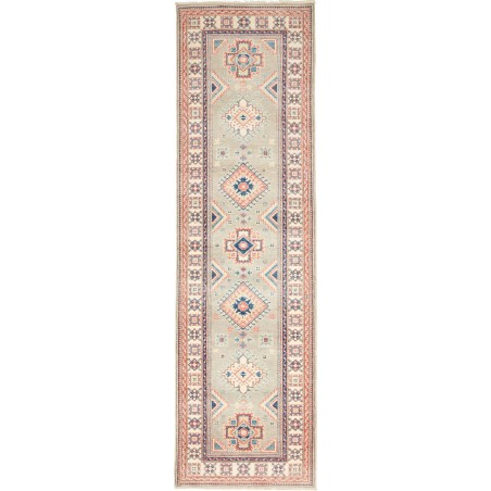 Tappeto Kazak Afghanistan beige marrone 84x295