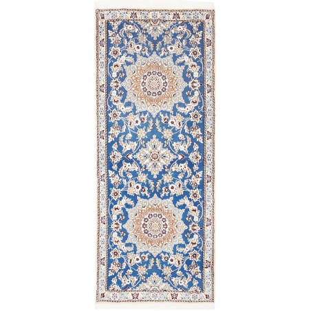 Tappeto Nain 9La Persia blu 82x200