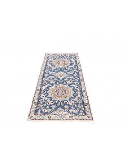 Tappeto Nain 9La Persia blu 82x200