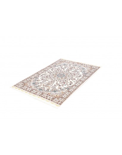 Tappeto Nain 6La Persia bianco grigio 103x147