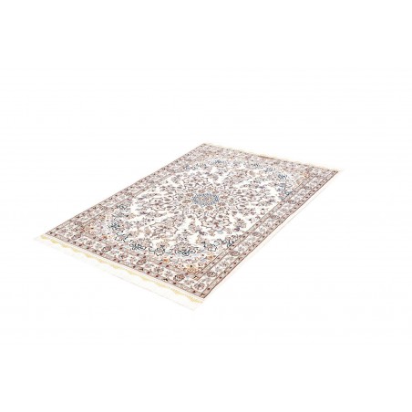 Tappeto Nain 6La Persia bianco grigio 103x147