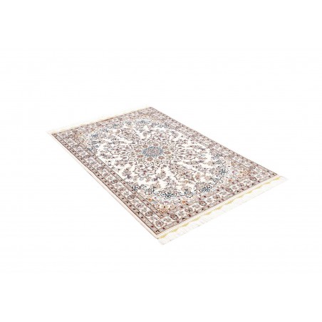 Tappeto Nain 6La Persia bianco grigio 103x147