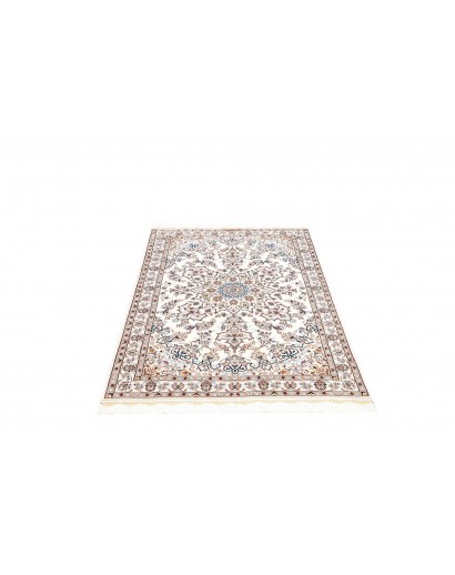 Tappeto Nain 6La Persia bianco grigio 103x147