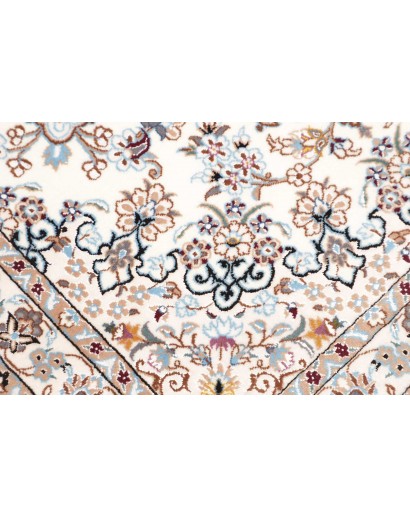Tappeto Nain 6La Persia bianco grigio 103x147