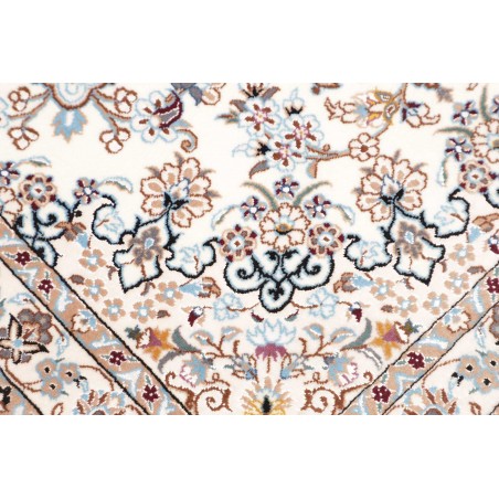 Tappeto Nain 6La Persia bianco grigio 103x147