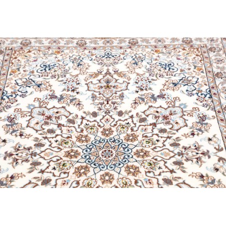 Tappeto Nain 6La Persia bianco grigio 103x147