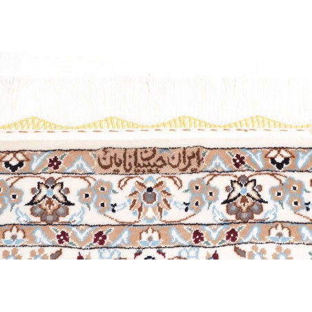 Tappeto Nain 6La Persia bianco grigio 103x147