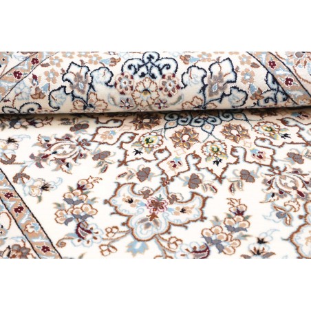 Tappeto Nain 6La Persia bianco grigio 103x147