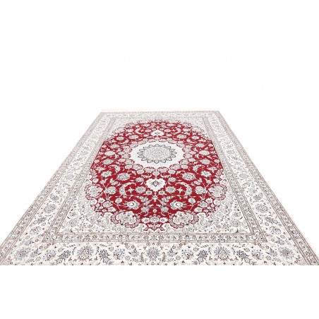Tappeto Nain 9La Persia bianco marrone 248x357