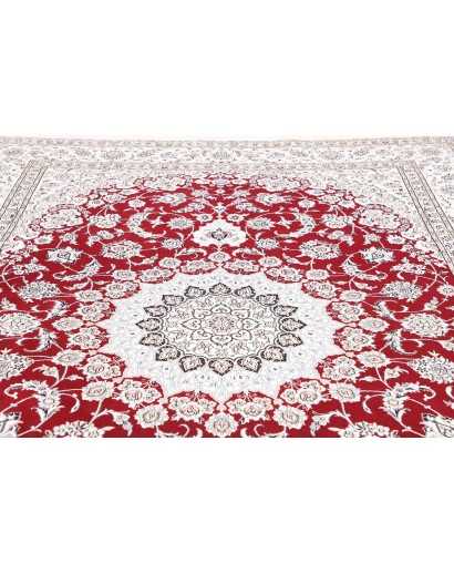 Tappeto Nain 9La Persia bianco marrone 248x357