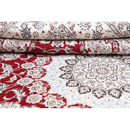 Tappeto Nain 9La Persia bianco marrone 248x357