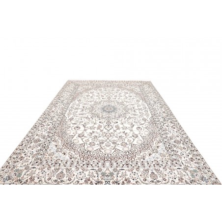 Tappeto Nain 9La Persia bianco grigio 250x353