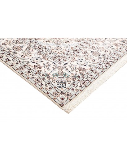 Tappeto Nain 9La Persia bianco grigio 250x353