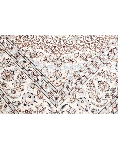 Tappeto Nain 9La Persia bianco grigio 250x353