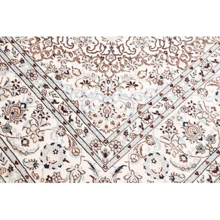 Tappeto Nain 9La Persia bianco grigio 250x353