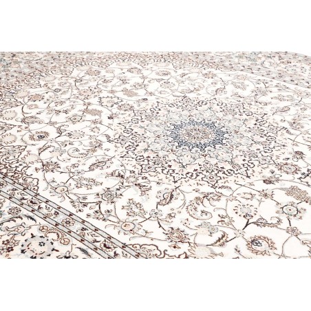 Tappeto Nain 9La Persia bianco grigio 250x353