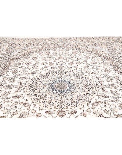 Tappeto Nain 9La Persia bianco grigio 250x353