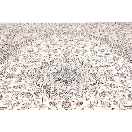 Tappeto Nain 9La Persia bianco grigio 250x353