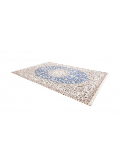 Tappeto Nain 9La Persia bianco blu 250x358