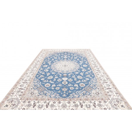 Tappeto Nain 9La Persia blu 249x353