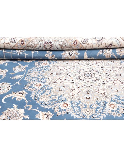 Tappeto Nain 9La Persia blu 249x353