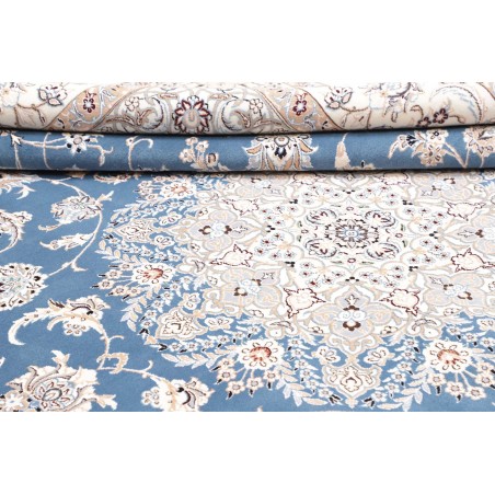 Tappeto Nain 9La Persia blu 249x353