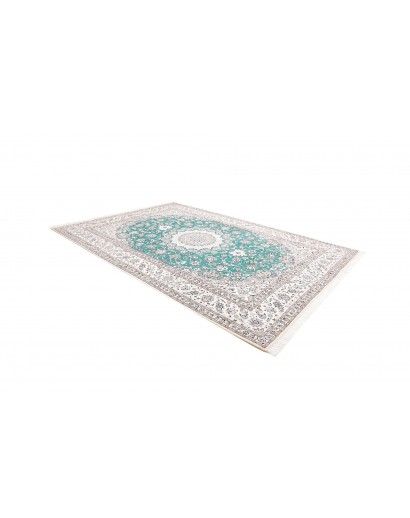 Tappeto Nain 9La Persia verde blu 248x355
