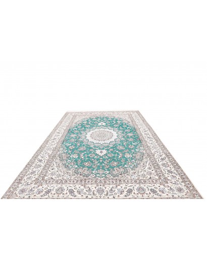 Tappeto Nain 9La Persia verde blu 248x355