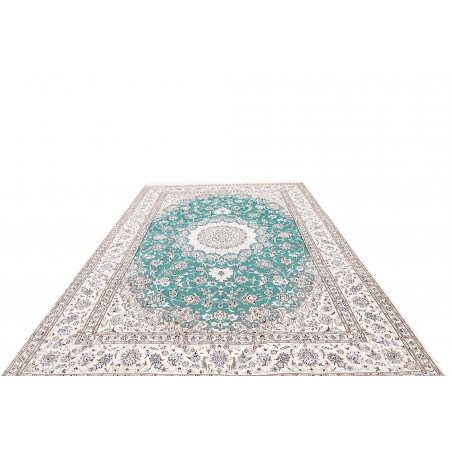 Tappeto Nain 9La Persia verde blu 248x355
