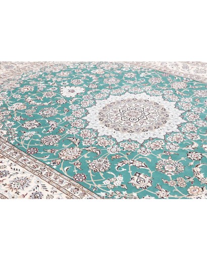 Tappeto Nain 9La Persia verde blu 248x355