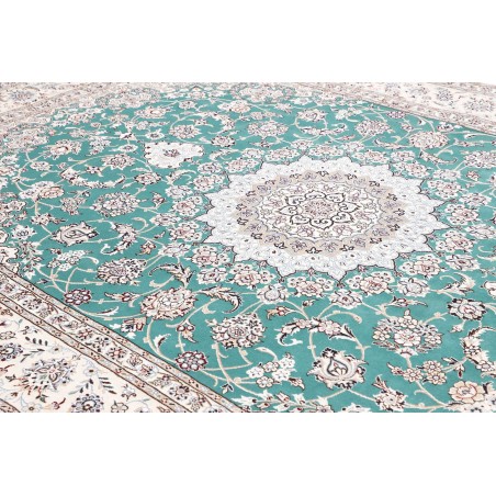 Tappeto Nain 9La Persia verde blu 248x355