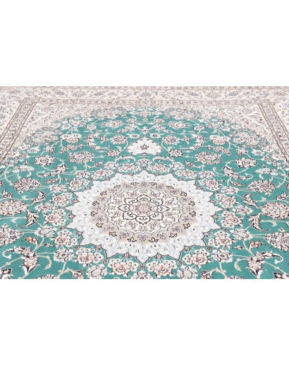 Tappeto Nain 9La Persia verde blu 248x355