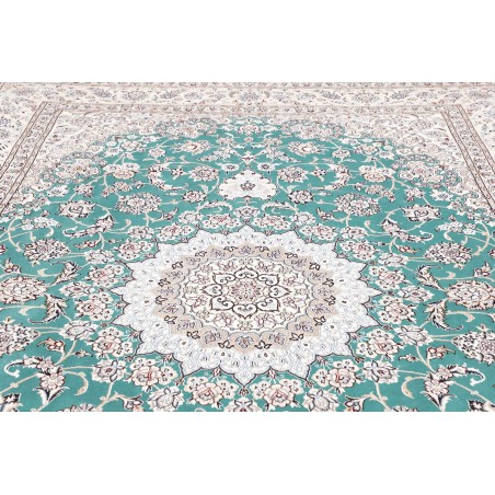 Tappeto Nain 9La Persia verde blu 248x355