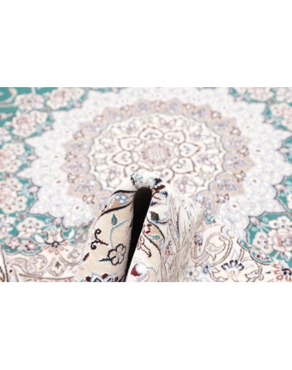 Tappeto Nain 9La Persia verde blu 248x355