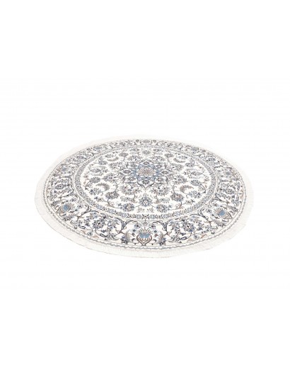 Tappeto Nain Kashmar Persia beige azzurro 242x254
