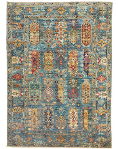 Tappeto Tribal Pakistan bianco 122x170