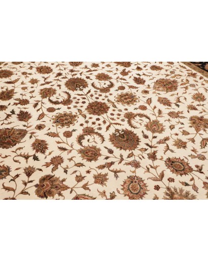 Tappeto Tabriz Royal Pakistan bianco blu 298x300