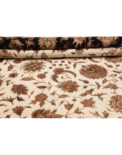 Tappeto Tabriz Royal Pakistan bianco blu 298x300