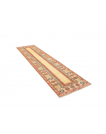 Tappeto Kazak Fine Pakistan marrone rosso 83x322