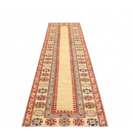 Tappeto Kazak Fine Pakistan marrone rosso 83x322