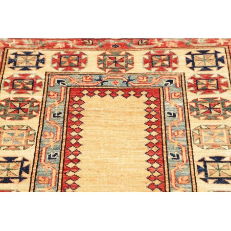 Tappeto Kazak Fine Pakistan marrone rosso 83x322